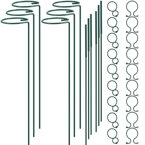 Plant Stake Support, Adjustable Height 12" or 24" for Garden Support Stake - size: 24inch