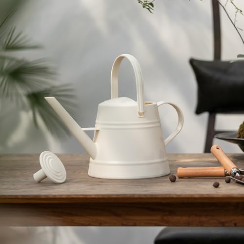 1 Gallon Watering Can for Plants - color: White