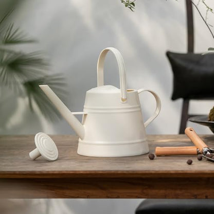 1 Gallon Watering Can for Plants - color: White