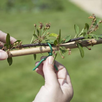 32.8 FT Soft Plant Twist Tie, TPR Rubber Coated Garden Wire - size: 32.8FT x 0.14 inch