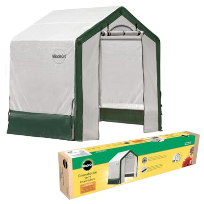 Miracle-Gro Walk-in Indoor/Outdoor Greenhouse, Clear, 6 x 4 x 6 ft - size: 6' x 4' x 6' - 2025 Model