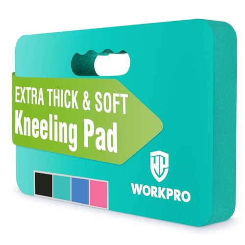 WORKPRO Extra Thick Kneeling Pad, 17.5 x 11 x 1.5 in, Robin's Egg Blue - color: Robin's Egg Blue, size: 1 Pack