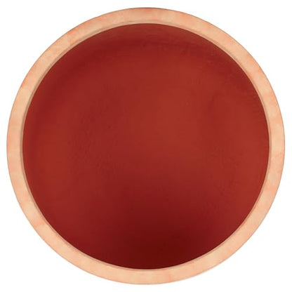 SAFAVIEH Outdoor - Nardo Terracotta Cement Ficonstone Planter Pot with Drainage Hole, Frost Resistant Garden Planter for Patio, Deck, Backyard, 22.83" W x 22.83" D x 18.11" H (PAT1531D) - color: Terracotta