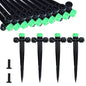 28Pcs Drip Irrigation Emitters for 1/4" Irrigation Tubing - color: green