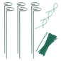 Plant Stake Support - 6 Pack, Garden Single Stem Support Stake 15.9 inch - size: 15.9inch
