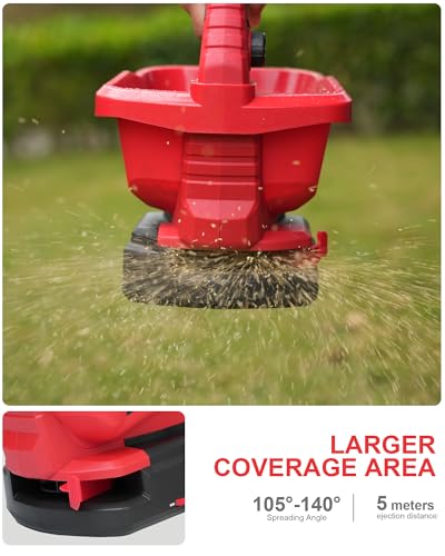 Cordless Handheld Seed Spreader Compatible with Milwaukee 18V Battery