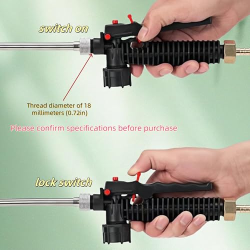 3Pcs Pump Sprayer Parts, Replacement Handle for Sprayer Wand,Tank Sprayer Backpack Sprayer Handle Parts,for Garden Agriculture Forestry Home Manage