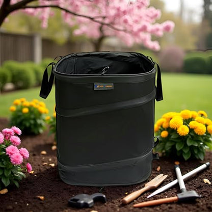 19 Gallon Square Collapsible Yard Waste Bin