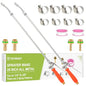 Sprayer Wand Replacement, 2 Pack 29 Inch All Metal Pump Spray Wand - color: 29 Inches Pump Sprayer Wand x 2PCS - Orange Handle