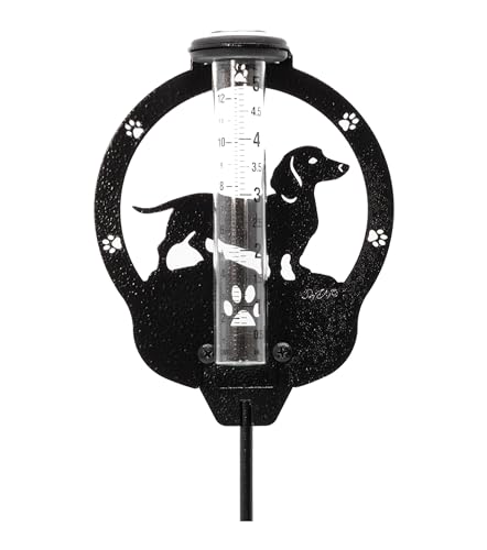 SWEN Products Dachshund Rain Gauge