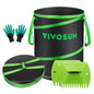 VIVOSUN 47-Gallon Collapsible Garden Bag, Yard Waste Containers - size: 1 Count (Pack of 1), style: 47-Gallon-1