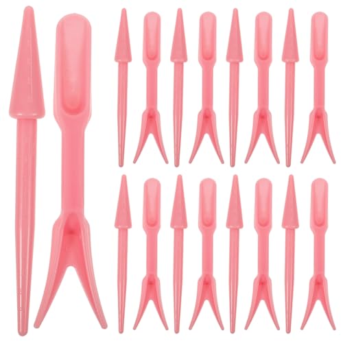 10 Set Garden Dibber Seedlings Dibber Transplanting Tool Plastic Plant Transplanting Tool for Seed Starting Bulb Digging Home Flowerpot Craft