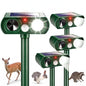 4 Pack Solar Ultrasonic Animal Repellent Outdoor for Yard