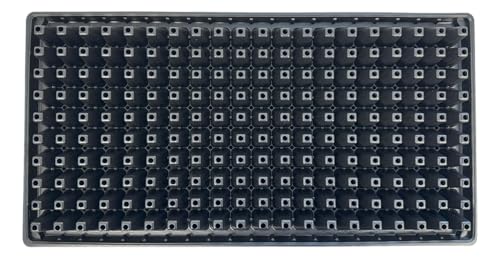 200 Cell Seedling Plastic Nursery Trays, 10 Pack, Thick Durable Germination Plug Trays, 2000 Cells Reusable Plant Propagation - size: 200 Cell, style: 0.85mm Wall Thickness