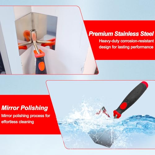 2 Pieces Drywall Corner Tool Set, Inside & Outside Corner Trowel
