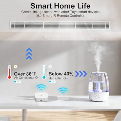 eMylo WiFi Hygrometer Thermometer with 3 IP65 Remote Sensors, 492 ft Range