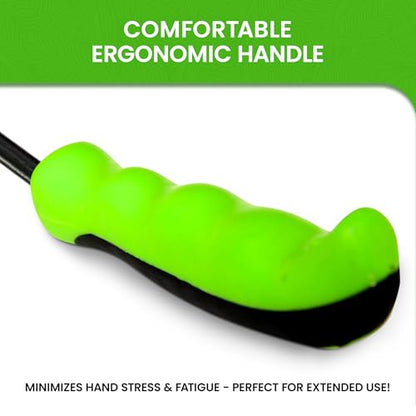 Garden Guru Hand Weeder Fork Tool – Rust Resistant High Carbon Steel – Ergonomic Handle – Great for Planting, Spreading Mulch, Weeding, Loosening & Transplanting Soil - size: 1 Pack