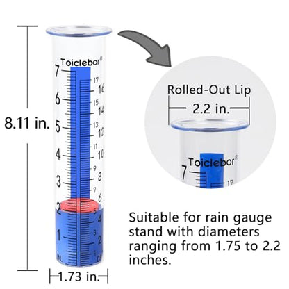 Rain Gauge Replacement Tube Model RM-T09