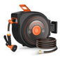 Mars Villa Retractable Garden Water Hose Reel for Outside, 1/2 IN x 65 FT - size: 1/2" 65FT