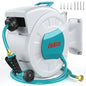 ENEACRO Retractable Garden Hose Reel 1/2"×100ft with Wall Mount