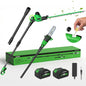 SOYUS 2-in-1 8-Inch Pole Saw & 18-Inch Pole Hedge Trimmer 2x 3.0Ah Battery - color: Clover Green