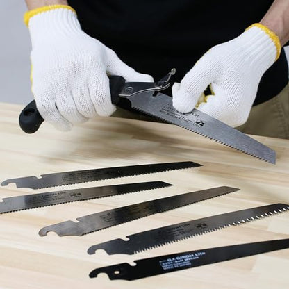 KAKURI Japanese Pruning Saw 8.2" with Tool-Free Quick-Change Blade System - style: Pruning