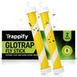 Trappify Glow-in-The-Dark Fly Trap for Indoor & Outdoor Fly Sticks (2 Pack)