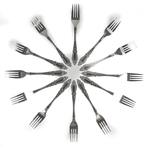 DecorRack 24 Piece Stainless Steel Dinner Forks, 7.5 in, Dishwasher Safe - size: 24 Pack
