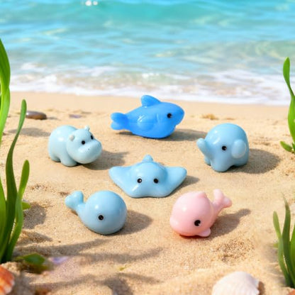 44PCS Mini Resin Animals Variety Pack 22 Style Tiny Resin Animal Figurines - color: Fixed Color Ctyle-d