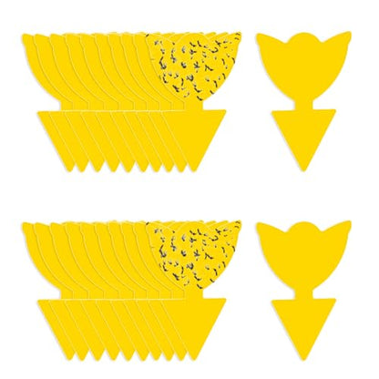 Sticky Traps for Flying Insects -20 PCS Yellow Sticky Traps - color: Color H-20PCS