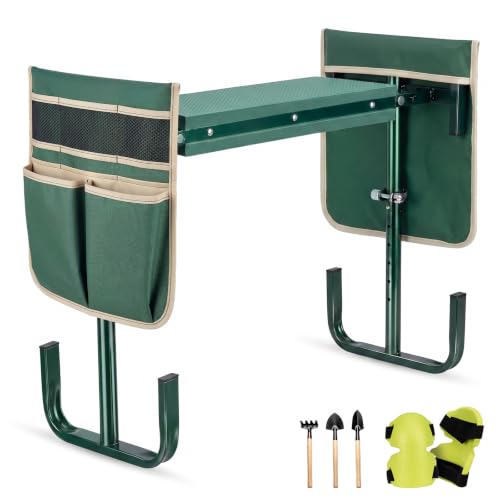 Garden Kneeler and Seat Soft Kneeling Pad Garden Bench Adjustable Height