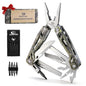 MOSSY OAK 21-in-1 Multitool, Stainless Steel Pliers with Pocket Knife - color: 22-in-1, Camo