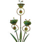 Calla Lily Decorative Garden Stake with Bells - color: Yellow