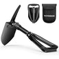VIVOSUN Folding Camping Shovel, 18'' Survival Shovel with High Carbon Steel - size: 18" Black
