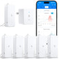 GoveeLife 2.0 WiFi Hygrometer Thermometer with Gateway, Mini Sensor 6-Pack - style: BT Gateway + 6 Sensor