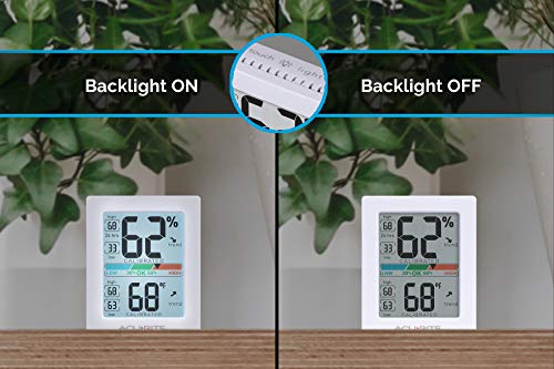 AcuRite (01139M) Pro Humidity Meter and Thermometer with Backlight Button