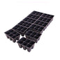 Handy Pantry Black Plastic Garden Tray Inserts – 20 Sheets, 72 Planting - size: 20 Sheets