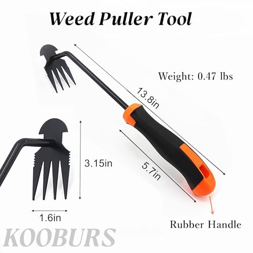 Hand Weeding Tool, Uprooting Weeder Portable Garden Weed Remover