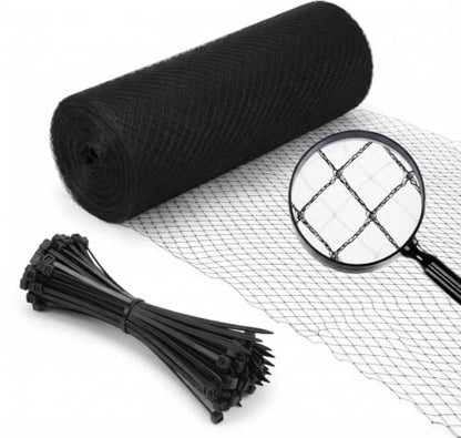 Bird Netting 15x20 FT Heavy Duty 1/2 Inch Mesh Garden Netting - size: 15x20 FT