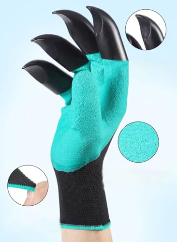 Garden Gloves, Waterproof & Breathable Gardening Gloves for Digging, Planting, Weeding, Seeding, Harvest - style: Dual Claws-garden Gloves