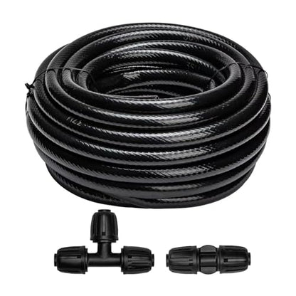 Maotong 40 FT 1/2 inch Drip Irrigation Tubing Main Line Hose Tube for Garden Irrigation System - size: 40 FT 1/2"