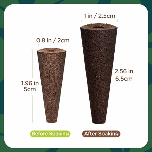 150 Pack Grow Sponges for AeroGarden, Hydroponic Seed Starter Pods