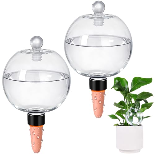 2 Pack 26 oz Extra Large Plant Self Watering Globes Top Fill - size: 2 Pack