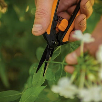 Fiskars 6" Non-Stick Pruning Snips, Resin-Resistant Garden Scissors, 2-Pack - style: Non-Stick Snips (2-Pack)