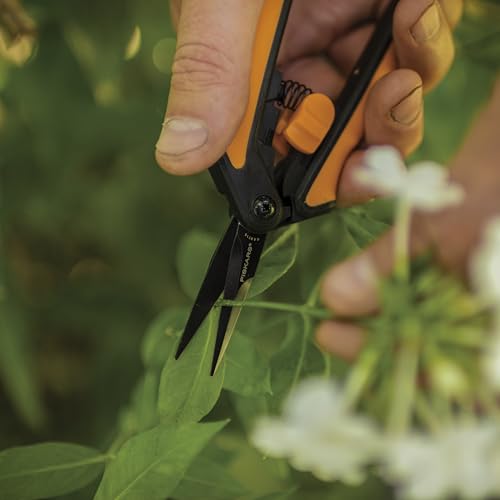 Fiskars 6" Non-Stick Pruning Snips, Resin-Resistant Garden Scissors, 2-Pack - style: Non-Stick Snips (2-Pack)