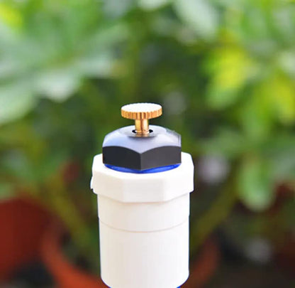 10pcs Atomizing Sprinkler Nozzle, 1/2 inch Garden Misting Emitters - color: Blue 10pcs 1/2" misting nozzle