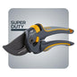 Woodland Tools Co. Super Duty Bypass Pruning Shears – 3/4" Cut Capacity, Gear-Driven Cutting System, High Carbon Steel Blade, Internal Spring, Adjustable Grip, Garden Pruner for Thick Stems and Shrubs - style: Super Duty Pruner
