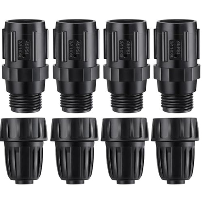 8 Pcs 45 PSI Drip Irrigation Pressure Regulator Adapter Kit - style: 45 PSI