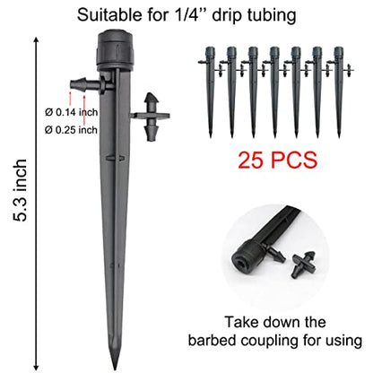 Topiverse Drip Irrigation Emitters, Circle Spray, 0-20 GPH - size: 25