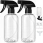 Spray Bottles 16 Oz 2-pack, 360° Any-Angle Spraying, Mist & Stream, Funnel - style: 16oz, 2 pack